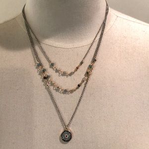 Lucky Brand Layered beaded Necklace